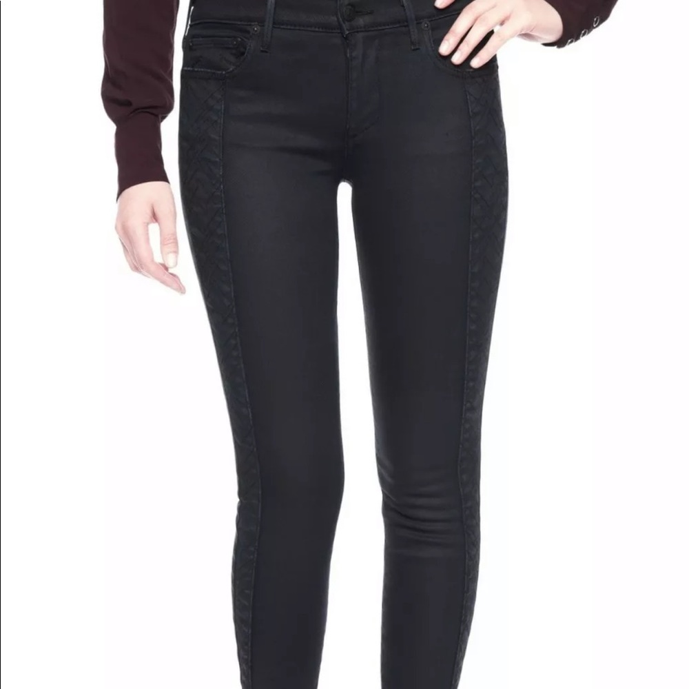 Halle Mid Rise Super Skinny Jeans